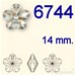 Swarovski® - 6744 - 14 mm - Flower Pendant
