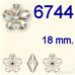 Swarovski® - 6744 - 18 mm - Flower Pendant