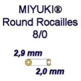 Miyuki® Round Rocaille 08/0