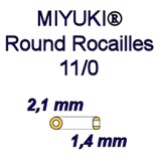 Miyuki® Round Rocaille 11/0  - Tubetto