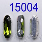 Swarovski® 15004 - Oval Single Stone Setting