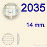 Swarovski® 2035 - 14 mm - Chessboard Circle