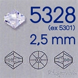 Swarovski® 5328 Bead - 2,5 mm ( Bicono 16 faccette - Ex 5301 )