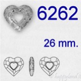 Swarovski® 6262 Miss U Heart - 26 mm