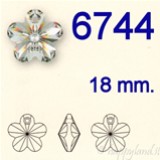 Swarovski® 6744 - 18 mm - Flower Pendant