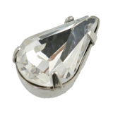 Silver - Crystal - 2 fori