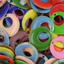 Disco forato 17 mm - Colori assortiti