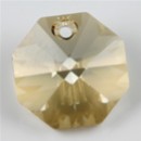 12 mm - Crystal Golden Shadow