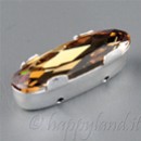 21 x 7 mm - Silver 15mil - H2C - Light Colorado Topaz