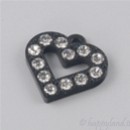 Cuore nero - 12 mm