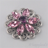 L. Rose-Amethyst - Rodio