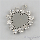 Crystal - 1 anello - Rodio - Chiuso