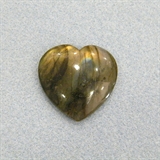 Labradorite blu cuore 35mm