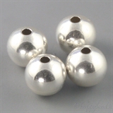 6mm - argento, foro 1mm