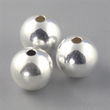 8mm - argento, foro 1mm