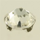 6 mm - Silver - Crystal