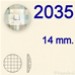 Swarovski® - 2035 - 14 mm - Chessboard Circle