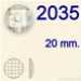 Swarovski® - 2035 - 20 mm - Chessboard Circle