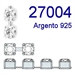 Swarovski® - 27004 Catena Strass Argento925 Swarovski® - 27004 Catena Strass Argento925