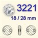 Swarovski® - 3221 Twist - 18 / 28 mm
