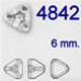 Swarovski® - 4842 - 6 mm - Piramide