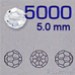 Swarovski® - 5000 Bead - 05 mm ( Sfera 32 faccette ) Swarovski® - 5000 Bead - 05 mm ( Sfera 32 faccette )
