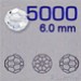 Swarovski® - 5000 Bead - 06 mm ( Sfera 32 faccette ) Swarovski® - 5000 Bead - 06 mm ( Sfera 32 faccette )