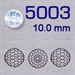 Swarovski® - 5003 Bead - 10 mm ( Sfera 128 faccette )