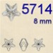 Swarovski® - 5714 Bead - 08 mm ( Stella )