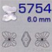 Swarovski® - 5754 Bead - 06 mm ( Farfalla )