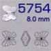 Swarovski® - 5754 Bead - 08 mm ( Farfalla )