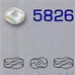 Swarovski® - 5826 Curved Crystal Pearl