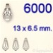 Swarovski® - 6000 - 13.0 x 6.5 mm