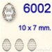 Swarovski® - 6002 - 10 x 7 mm