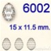 Swarovski® - 6002 - 15.0 x 11.5 mm