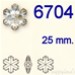 Swarovski® - 6704 - 25 mm - Snowflake