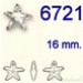 Swarovski® - 6721 - 16 mm - Starfish Pendant