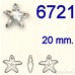 Swarovski® - 6721 - 20 mm - Starfish Pendant