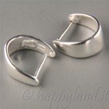 AG 925 Gancio fuso 14 mm.