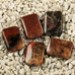 Imp - Agata fossile rettangolo 18x13mm Imp - Agata fossile rettangolo 18x13mm