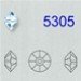 Swarovski® - Bead 5305 ( Bicono 16 faccette )