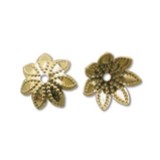 BeadSmith® Copriperla fiore 9mm , dorato