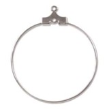 BeadSmith® Pendente per orecchini , 30mm , argentato