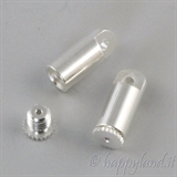 BeadSmith® Terminale per Cavetti  10 x 4 mm - Argentato