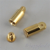 BeadSmith® Terminale per Cavetti 10 x 4 mm - Dorato