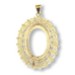 Imp - Castone Ovale 30x22 mm Dorato Imp - Castone Ovale 30x22 mm Dorato