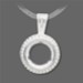 Imp - Castone Tondo 14mm - Silver Plated Imp - Castone Tondo 14mm - Silver Plated