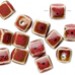 FM - Cubo porcellana rosso 8mm FM - Cubo porcellana rosso 8mm