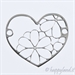 AG 925 - Cuore 20 mm - 2 Margherite AG 925 - Cuore 20 mm - 2 Margherite