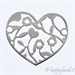 AG 925 - Cuore 20 mm - 5 Fiori AG 925 - Cuore 20 mm - 5 Fiori